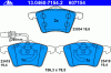 ATE 13.0460-7154.2 (13046071542) Brake Pad Set, disc brake