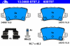 ATE 13.0460-5757.2 (13046057572) Brake Pad Set, disc brake