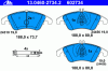 ATE 13.0460-2734.2 (13046027342) Brake Pad Set, disc brake