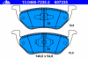ATE 13.0460-7235.2 (13046072352) Brake Pad Set, disc brake