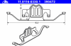 ATE 11.8116-0330.1 (11811603301) Spring, brake caliper