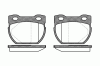 ROADHOUSE 2584.00 (258400) Brake Pad Set, disc brake