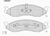 NIPPARTS J3600307 Brake Pad Set, disc brake