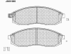 NIPPARTS J3601066 Brake Pad Set, disc brake