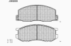 NIPPARTS J3602039 Brake Pad Set, disc brake