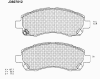 NIPPARTS J3607012 Brake Pad Set, disc brake