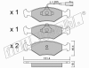 fri.tech. 059.4 (0594) Brake Pad Set, disc brake