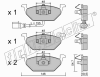 fri.tech. 220.2 (2202) Brake Pad Set, disc brake