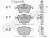 fri.tech. 568.0 (5680) Brake Pad Set, disc brake