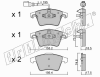 fri.tech. 568.1 (5681) Brake Pad Set, disc brake