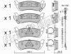 fri.tech. 586.1W (5861W) Brake Pad Set, disc brake