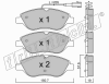 fri.tech. 593.0 (5930) Brake Pad Set, disc brake
