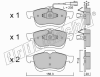 fri.tech. 840.0 (8400) Brake Pad Set, disc brake