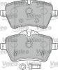 VALEO 598925 Brake Pad Set, disc brake