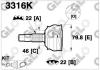 GLO 3316K Joint Kit, drive shaft