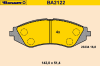 BARUM BA2122 Brake Pad Set, disc brake