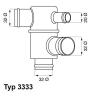 WAHLER 3333.87 (333387) Thermostat, coolant