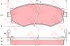TRW GDB1008 Brake Pad Set, disc brake