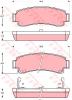 TRW GDB1014 Brake Pad Set, disc brake
