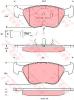 TRW GDB1192 Brake Pad Set, disc brake