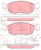TRW GDB1208 Brake Pad Set, disc brake