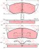 TRW GDB1244 Brake Pad Set, disc brake