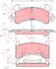 TRW GDB1272 Brake Pad Set, disc brake