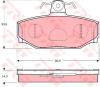 TRW GDB1377 Brake Pad Set, disc brake