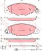 TRW GDB1410 Brake Pad Set, disc brake
