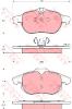 TRW GDB1492 Brake Pad Set, disc brake