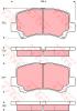 TRW GDB3221 Brake Pad Set, disc brake