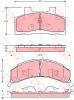 TRW GDB4005 Brake Pad Set, disc brake