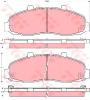 TRW GDB4103 Brake Pad Set, disc brake