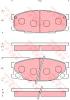 TRW GDB7100 Brake Pad Set, disc brake