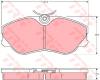 TRW GDB744 Brake Pad Set, disc brake