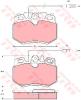TRW GDB790 Brake Pad Set, disc brake