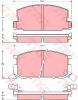 TRW GDB799 Brake Pad Set, disc brake