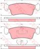 TRW GDB867 Brake Pad Set, disc brake