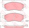 TRW GDB877 Brake Pad Set, disc brake