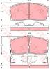 TRW GDB886 Brake Pad Set, disc brake