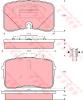 TRW GDB961 Brake Pad Set, disc brake
