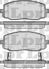 LPR 05P1220 Brake Pad Set, disc brake