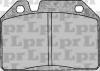 LPR 05P123 Brake Pad Set, disc brake