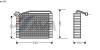 AVA QUALITY COOLING AIV142 Evaporator, air conditioning