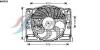 AVA QUALITY COOLING BW7514 Fan, radiator