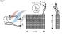 AVA QUALITY COOLING FD6364 Heat Exchanger, interior heating