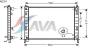 AVA QUALITY COOLING FDA2324 Radiator, engine cooling