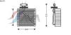 AVA QUALITY COOLING FDV270 Evaporator, air conditioning