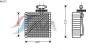 AVA QUALITY COOLING FDV271 Evaporator, air conditioning
