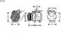 AVA QUALITY COOLING HYK208 Compressor, air conditioning